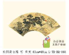 L-TB-BQ-068明 唐寅 松阴高士图